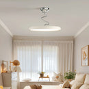 lustre moderne simple style nordique en aluminium avec lumières LED
