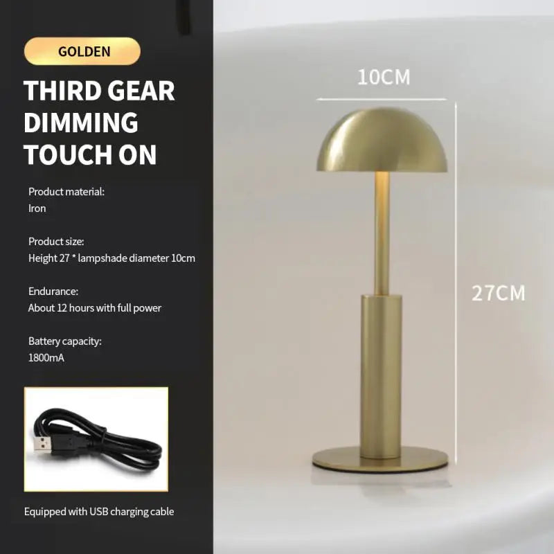Lampe de Table Led rétro Usb - vue 9 sur 9