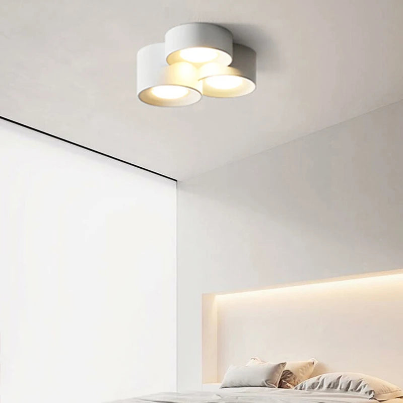plafonnier moderne led cylindre spot minimalisme intérieur décor maison éclairage