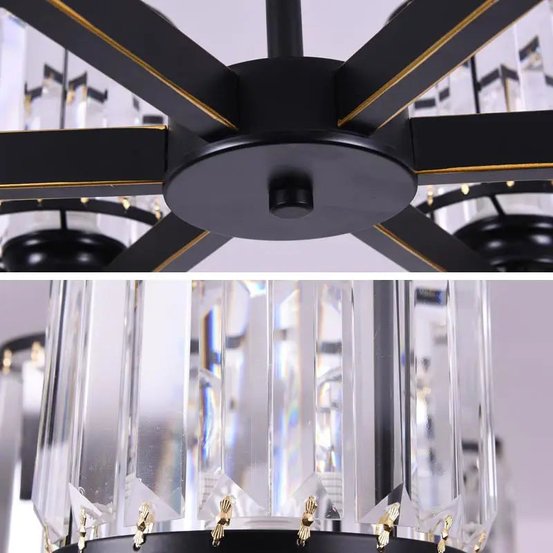lustre en cristal moderne pour un éclairage intérieur élégant - vue 5 sur 22