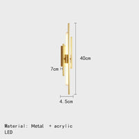 applique murale led minimaliste style art déco