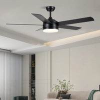 plafonnier silencieux avec télécommande trois pales pour ventilation optimale