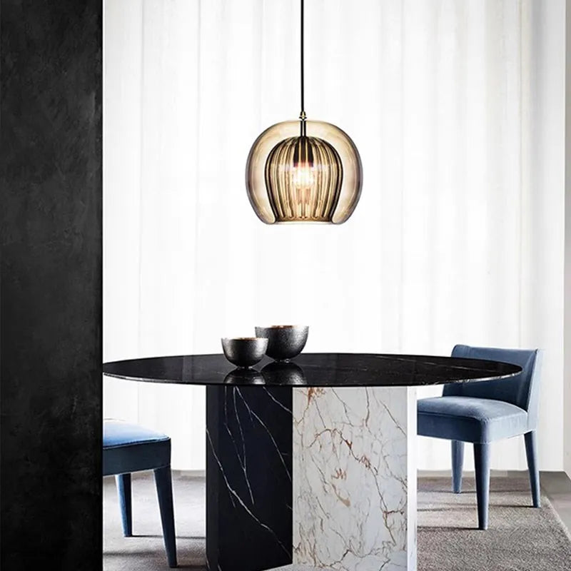lustre moderne en verre pour un intérieur créatif - vue 5 sur 15