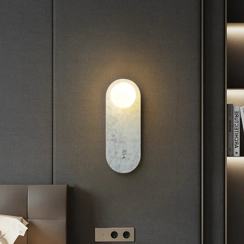applique murale en marbre pour décoration intérieure élégante - vue 3 sur 8