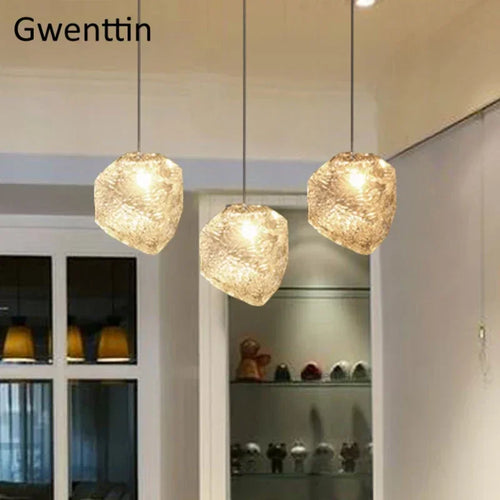 suspension en verre design pour décoration moderne intérieure - vue 3 sur 6