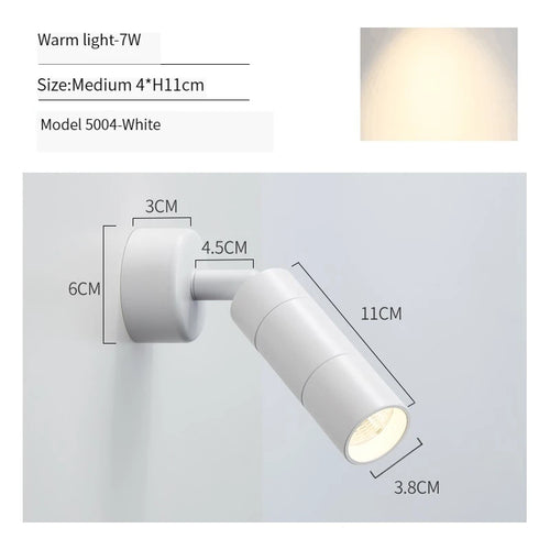 applique murale led moderne rotative pour décoration intérieure - vue 20 sur 20