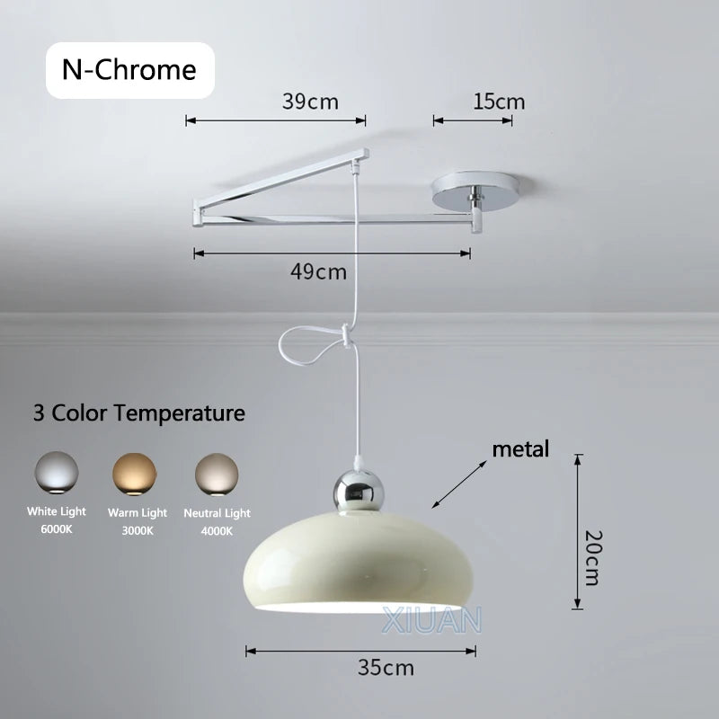 lustre led avec bras réglable pour bar et restaurant - vue 19 sur 25