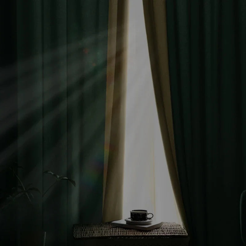 Rideau occultant moderne style ins pour salon chambre - vue 5 sur 13