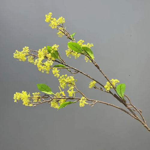 lot de 2 fleurs artificielles en saule des neiges décoratives - vue 9 sur 12
