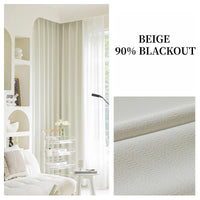 Rideau chenille occultant insonorisant luxe chambre salon moderne