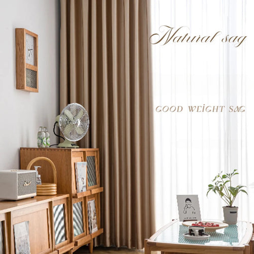 Rideau occultant moderne pour salon chambre balcon - vue 3 sur 12