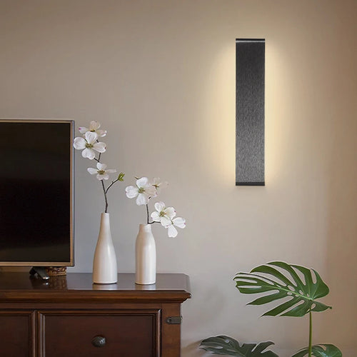 lampe de chevet led carrée en aluminium pour hôtel - vue 4 sur 14