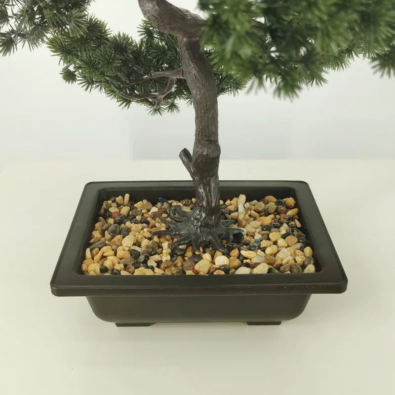 plantes artificielles style chinois aiguille de pin décoratives pour fête - vue 4 sur 5