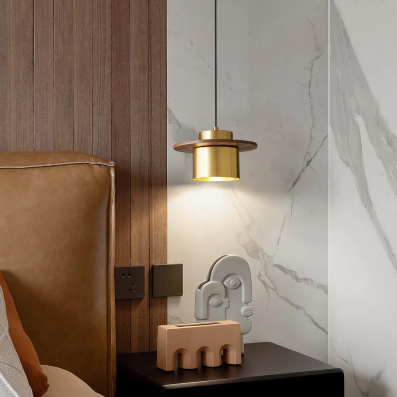 suspension en cuivre design moderne pour bar et restaurant