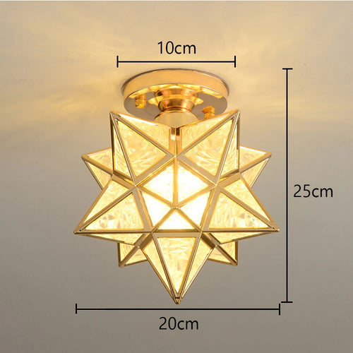 plafonnier moderne en cristal avec éclairage led intérieur - vue 9 sur 9