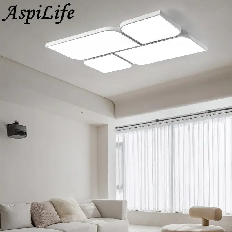 lustre plafond led intérieur ultra lumineux salon chambre enfants - vue 3 sur 10