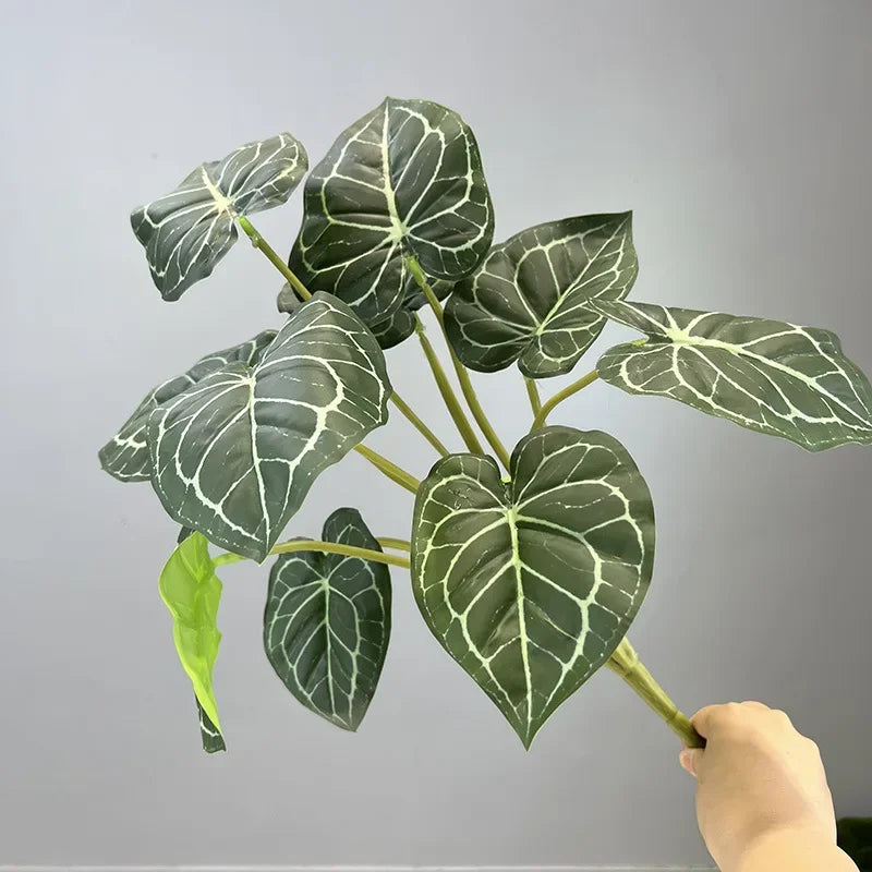 plantes artificielles feuillage de palmier décoration florale pour commerces