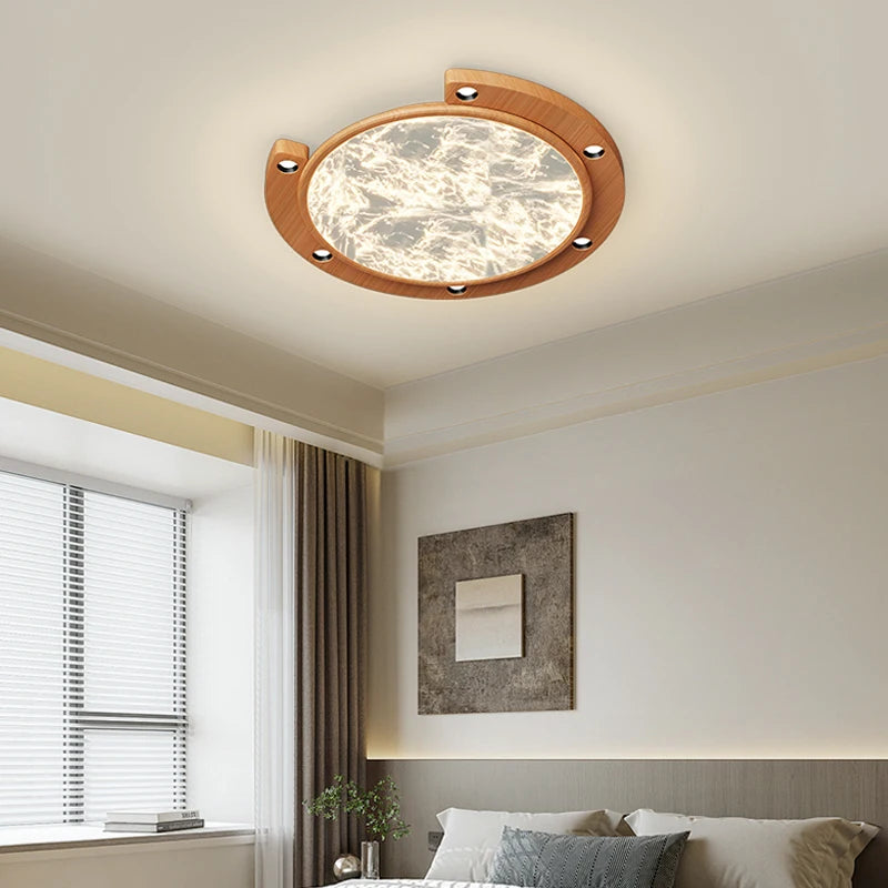 plafonnier led minimaliste protection des yeux éclairage intérieur moderne - vue 4 sur 12
