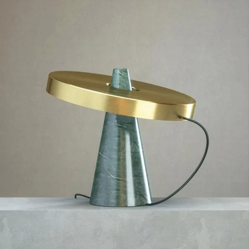 lampe de bureau vintage en marbre style européen simple et créatif