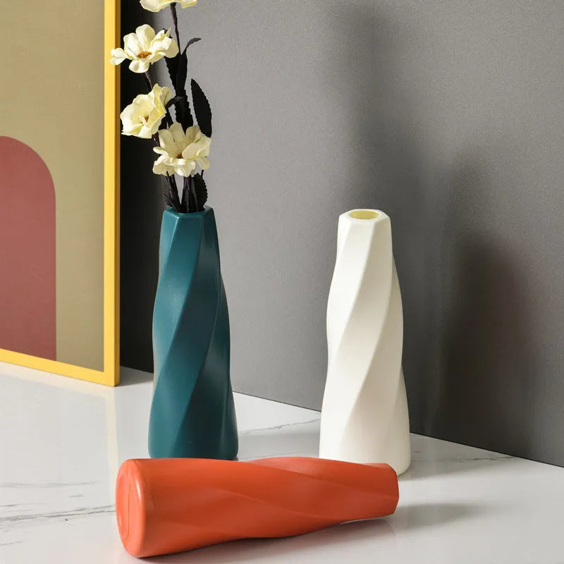 vase léger pour décoration arrangement floral et fleurs séchées - vue 2 sur 9