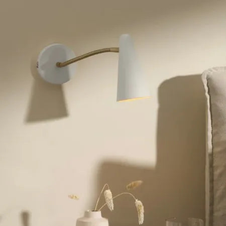 applique murale simple nordique avec interrupteur et tuyau réglable - vue 4 sur 9