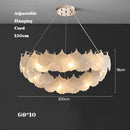lustre en verre minimaliste rétro pour une décoration élégante