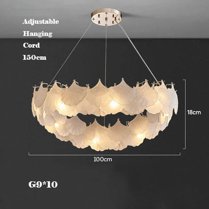 lustre en verre minimaliste rétro pour une décoration élégante - vue 7 sur 11