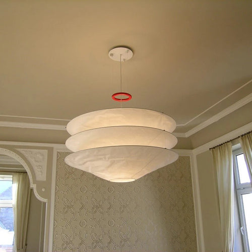 lustre nordique wabi sabi led suspension loft luminaire - vue 3 sur 8