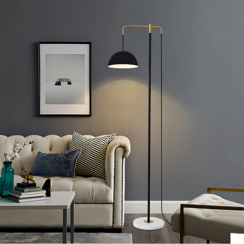 Lampadaire LED design loft avec fil apparent