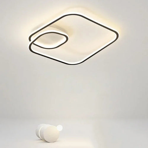 plafonnier led moderne pour décoration intérieure et ambiance chaleureuse - vue 3 sur 20