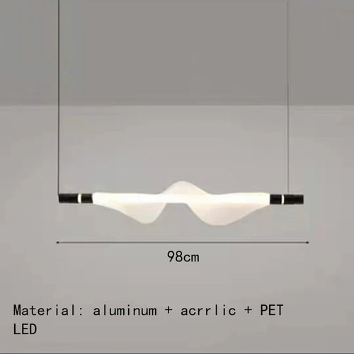 lustre led art déco avec cordon réglable luminaires suspendus - vue 18 sur 22