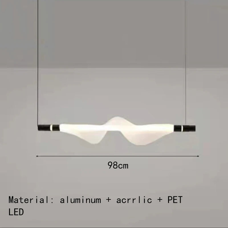 lustre led art déco avec cordon réglable luminaires suspendus - vue 17 sur 22