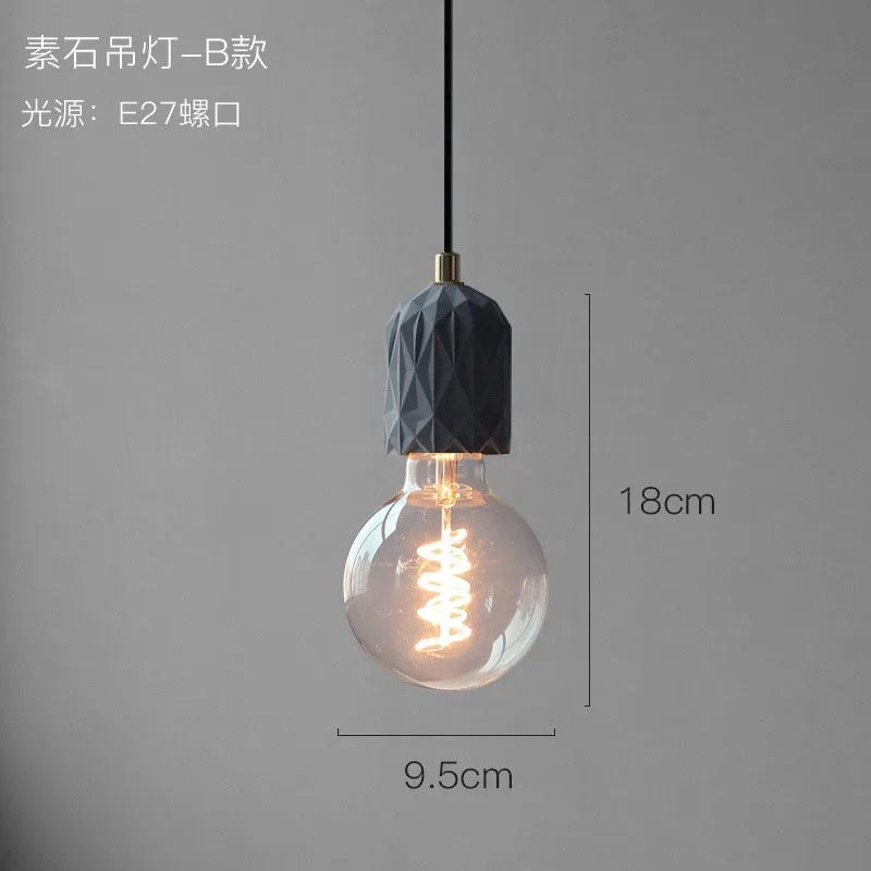 suspension industrielle nordique pour décoration intérieure moderne - vue 13 sur 13