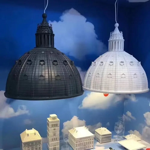Modern Minimalist Chandelier Italian Designer St. Paul's Church Pendant Lamp Living Room Restaurant Hotel Lobby Decorative Light - vue 4 sur 8