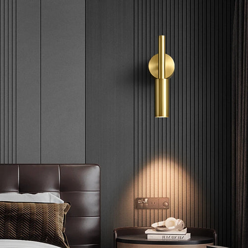 lampe de chevet industrielle en cuivre pour lecture créative - vue 3 sur 8