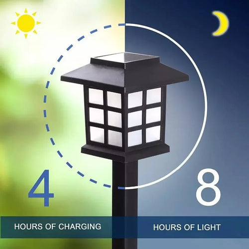 lampe de jardin solaire led étanche à changement de couleur - vue 7 sur 7
