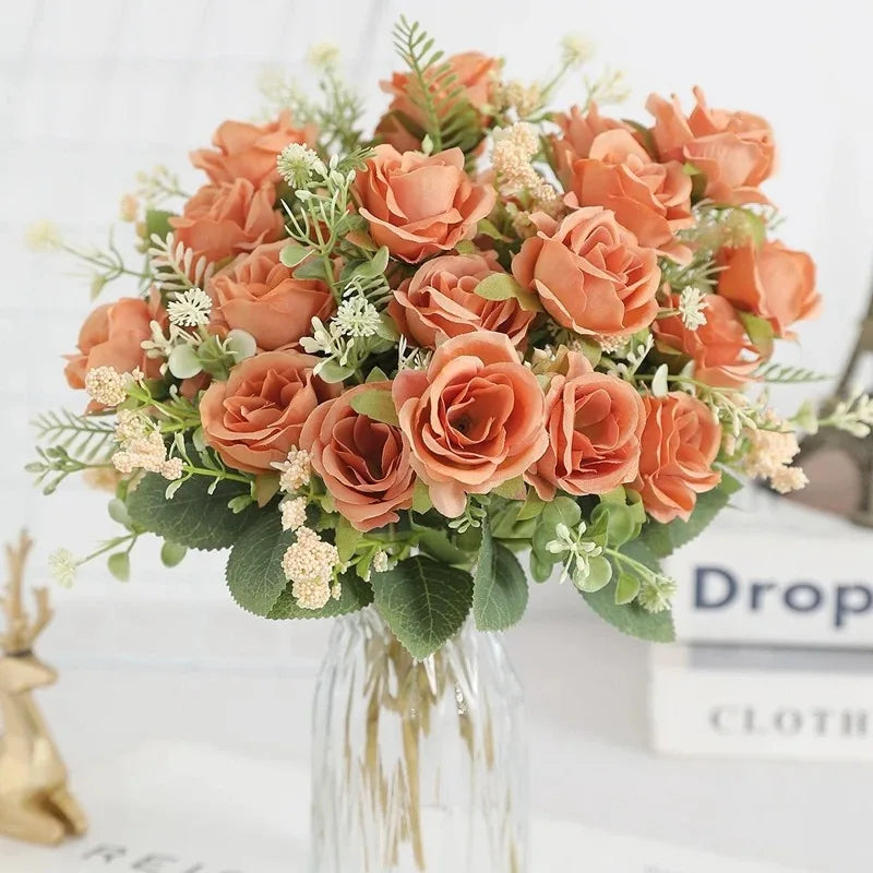 bouquet de pivoines artificielles pour mariage et décoration intérieure - vue 9 sur 15