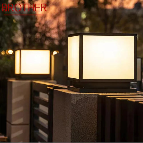 lampadaire d'extérieur vintage étanche moderne pour jardin et terrasse - vue 2 sur 14