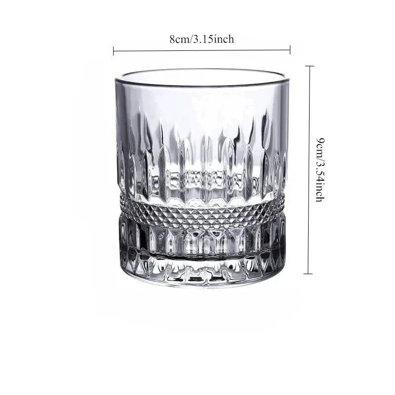 Verre hockey sur glace design original fond épais