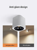 mini projecteur led anti-éblouissement monté en surface pour intérieur