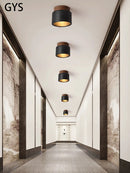plafonnier led noir pierre