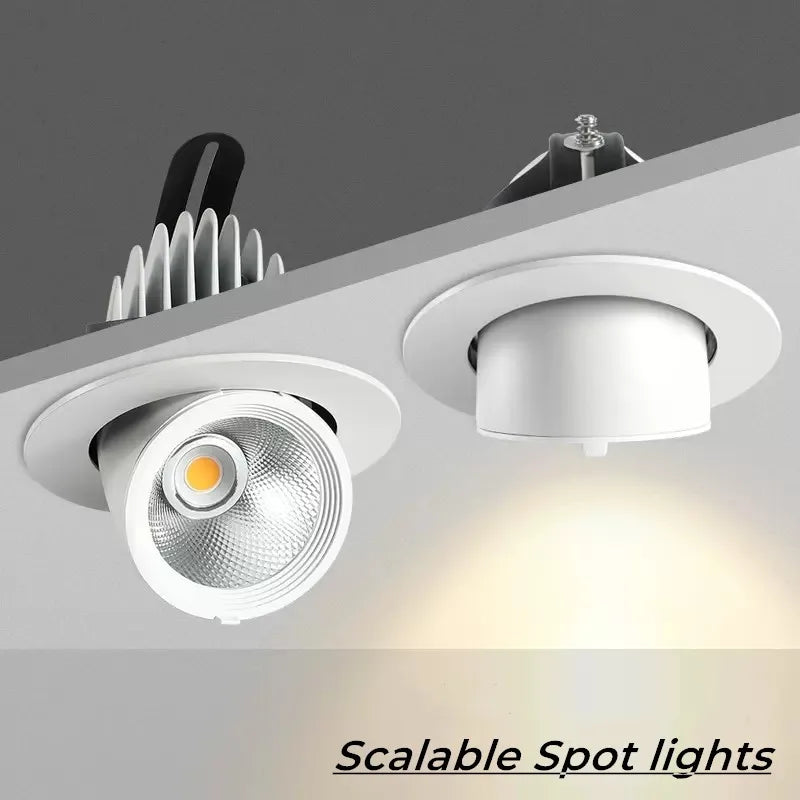 Spot lumineux LED encastrable avec technologie COB