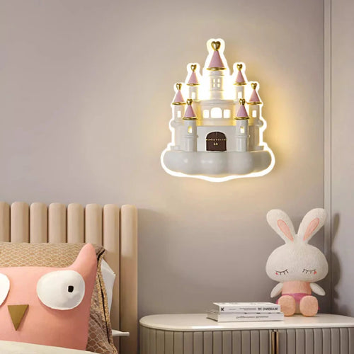 applique murale château romantique pour chambre d enfant moderne - vue 3 sur 8