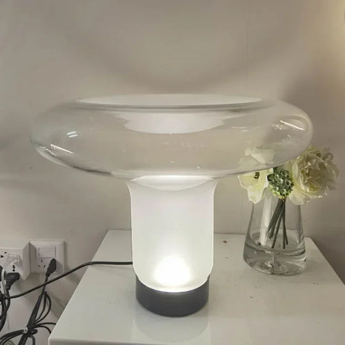 Italy Design Mushroom Table Lamps Glass Desk Light Close to Original for Bedroom Living Room - vue 4 sur 7