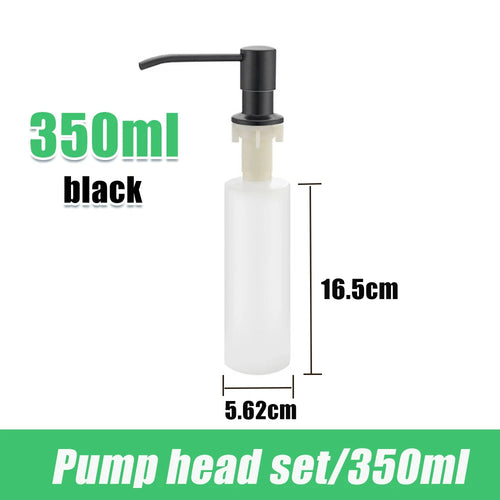 tube dextension distributeur savon acier inoxydable pompe pression 350 500 ml - vue 18 sur 19