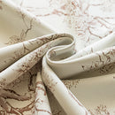 Rideau occultant floral moderne pour salon chambre