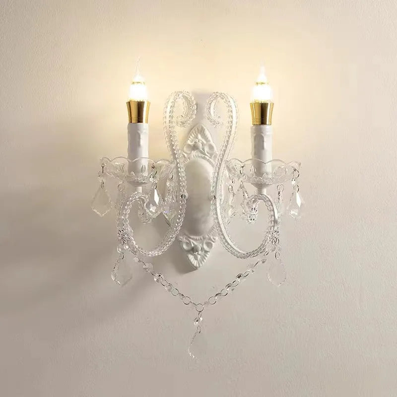 lustre retro en cristal art nordique pour salon et salle à manger - vue 4 sur 11
