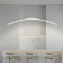 Lustre long led minimaliste avec hauteur réglable