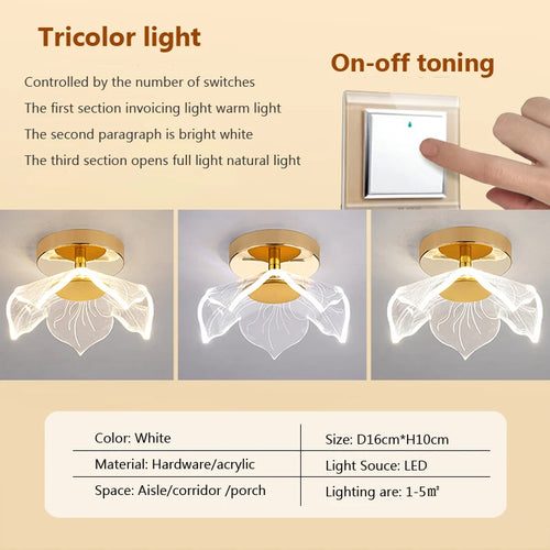 plafonnier led moderne en acrylique design pour intérieur décoratif - vue 14 sur 18