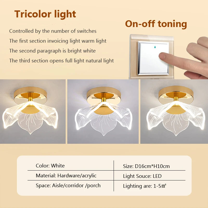 plafonnier led moderne en acrylique design pour intérieur décoratif - vue 13 sur 18